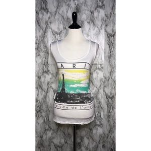 Plus Size “Paris” Tank Top